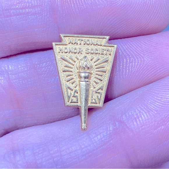 Vintage Other - Vintage Gold Filled National Honor Society Lapel Pin